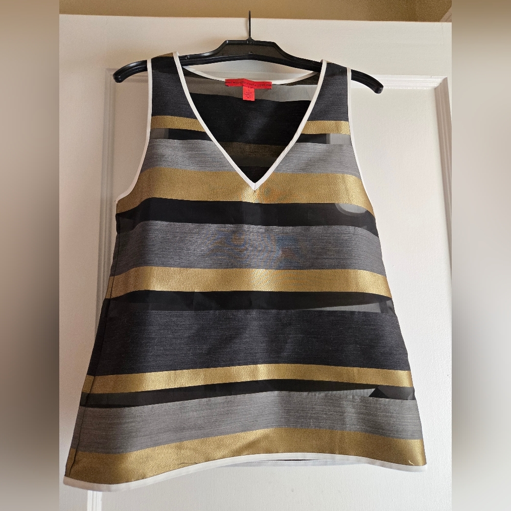 Hilfiger Collection Vest, top, size 4, NWOT